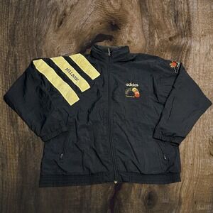 Vtg 90s Adidas Basketball Windbreaker Jacket XL